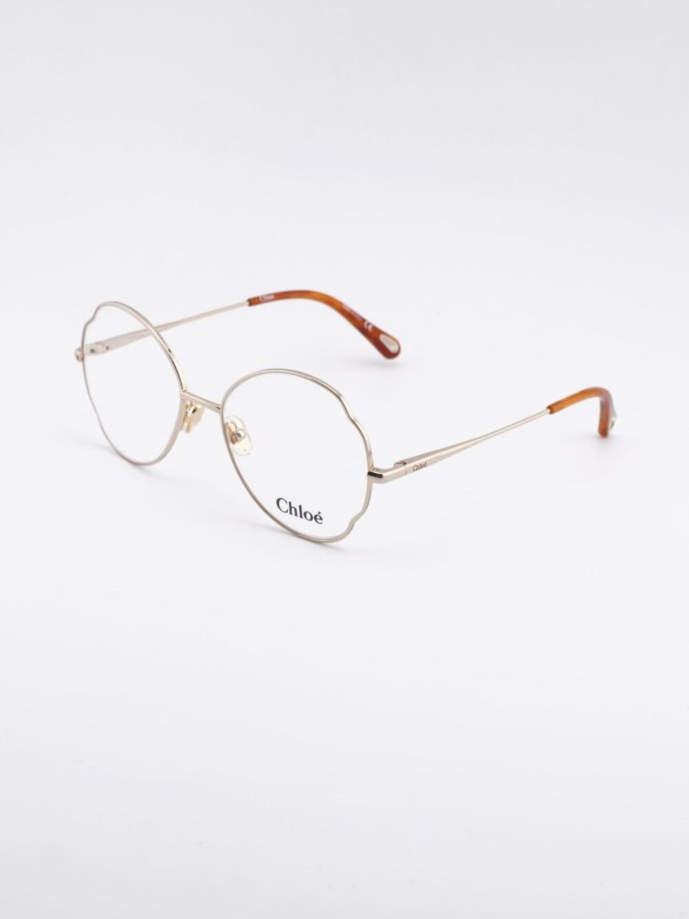 Chloe CH0097O 001 Eyeglasses Gold 53mm Butterfly Frame